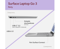 Microsoft Surface Laptop Go 3 i5/8GB/256GB (Platynowy) - 1182767 - zdjęcie 12